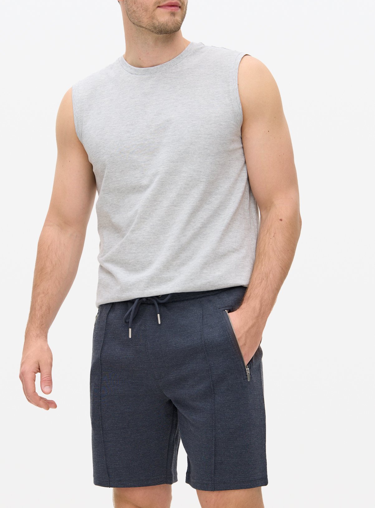 Men's Navy Elevated Shorts