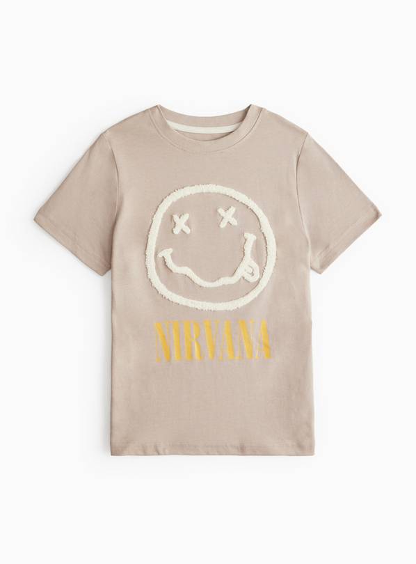 Nirvana Band Graphic Print T-Shirt 13 years