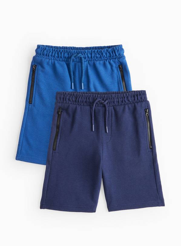 Blue Ottoman Sweat Shorts 2 Pack 6 years