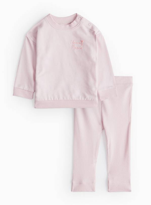 Mothers Day Pink Sweat Set 9-12 months