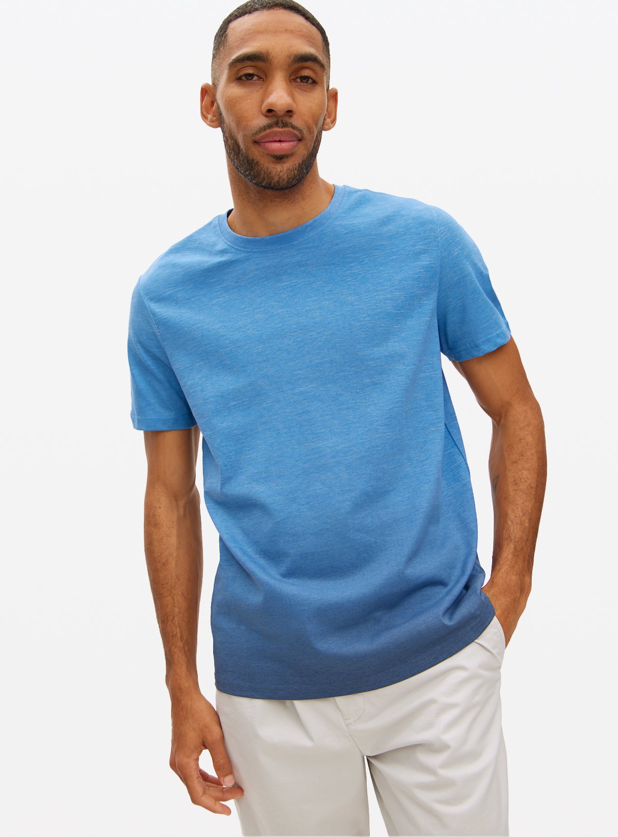 Men's Blue Ombre T-Shirt