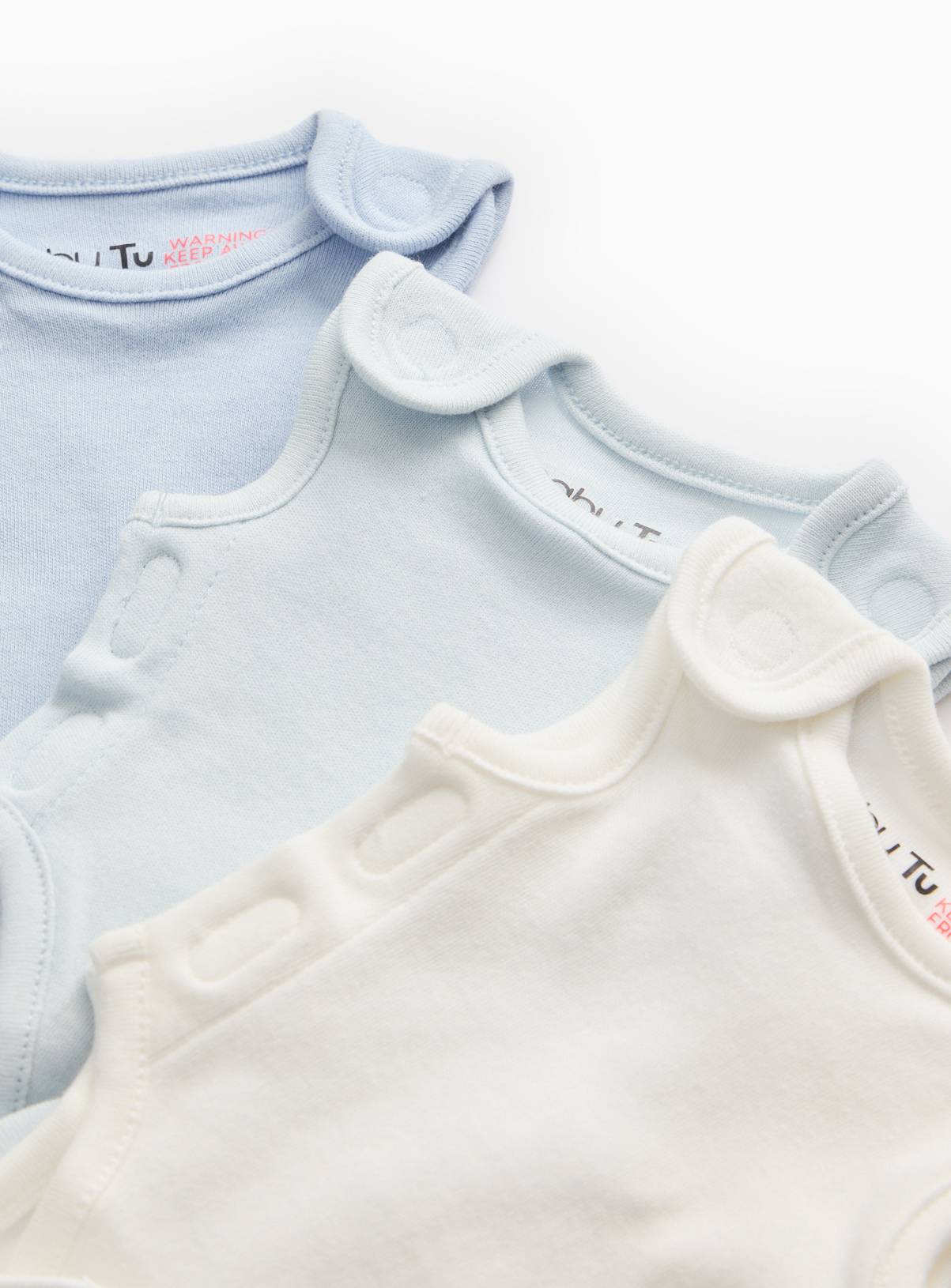 Blue Premature Bodysuits 3 Pack 3lbs - 1.4kg - Image 3
