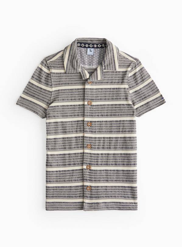 Mono Stripe Short Sleeve Shirt 5 years