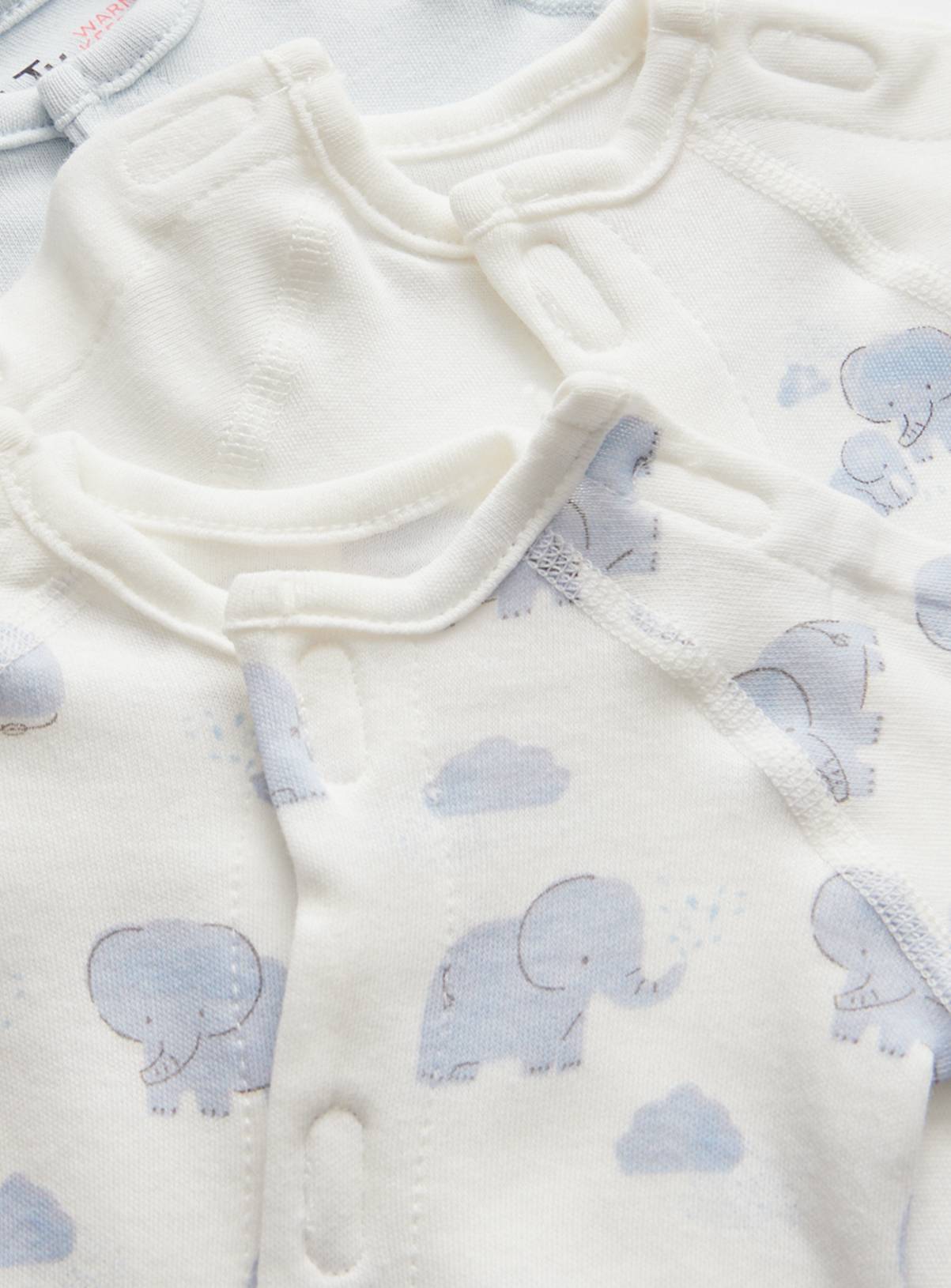 Premature Blue Sleepsuits 3 Pack 3lbs - 1.4kg - Image 2
