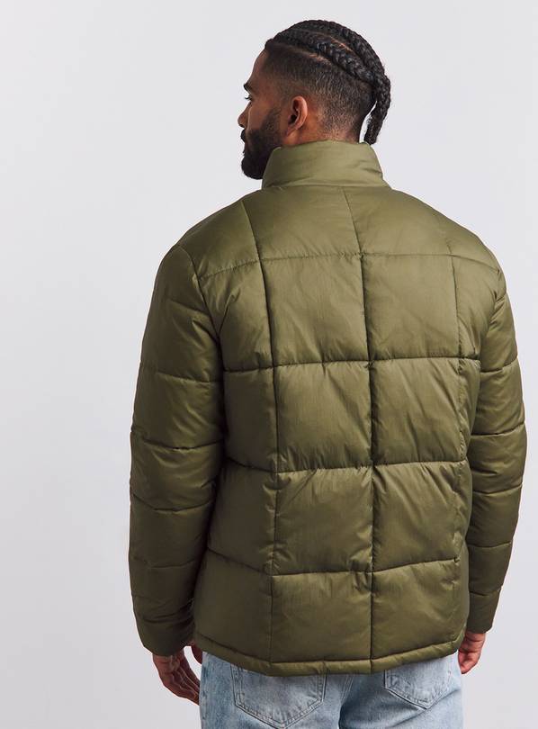 Buy JACAMO Square Quilt Puffer Jacket Khaki 1XL Coats and jackets Tu