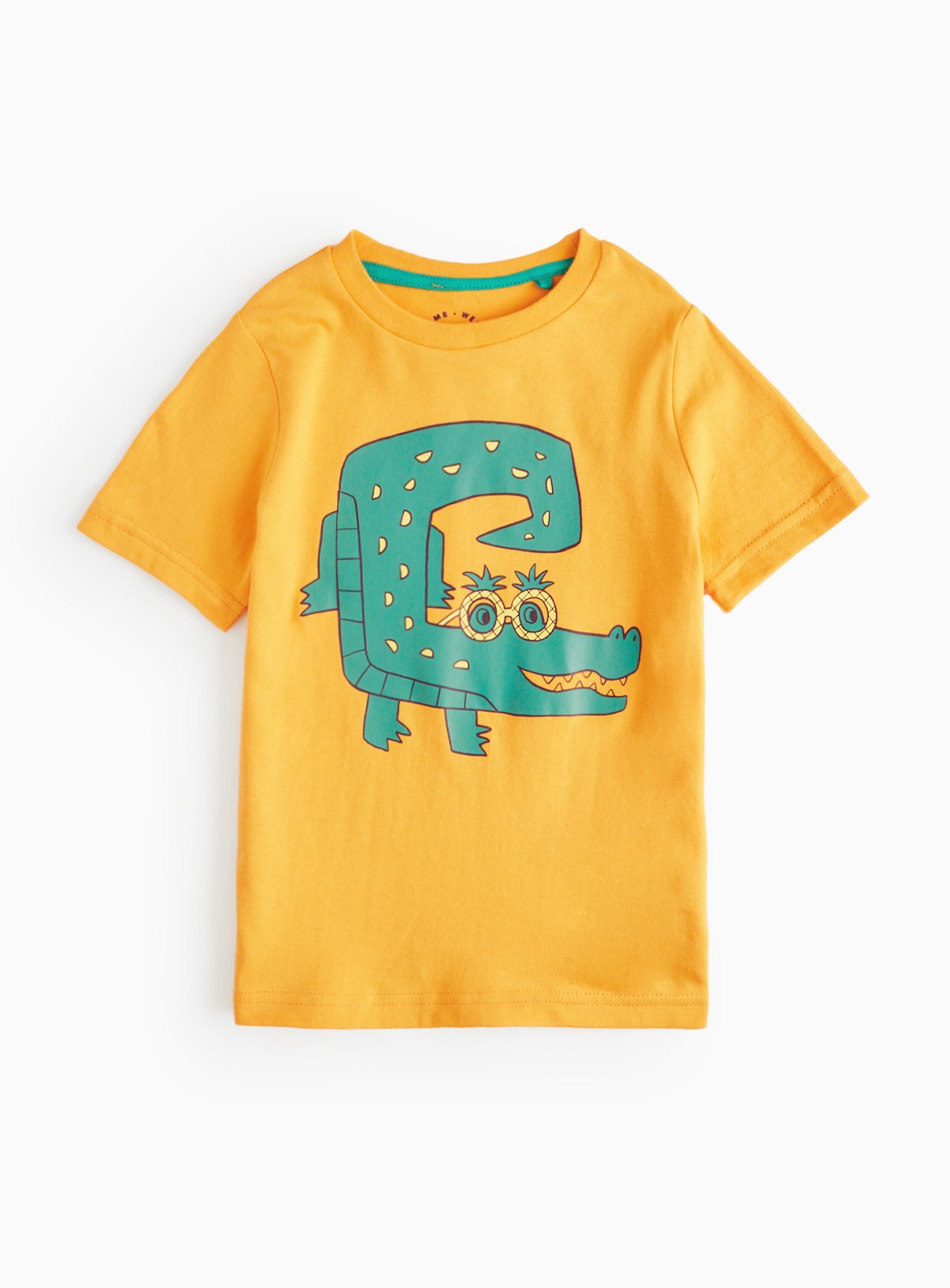 Yellow Alligator Graphic Print T-Shirt 4-5 years