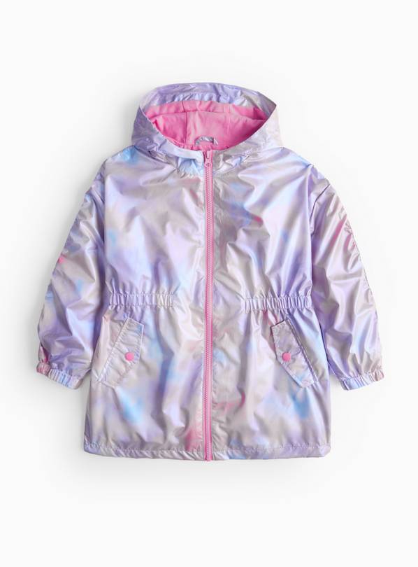 Lilac Tie Dye Lightweight Mac 5-6 years