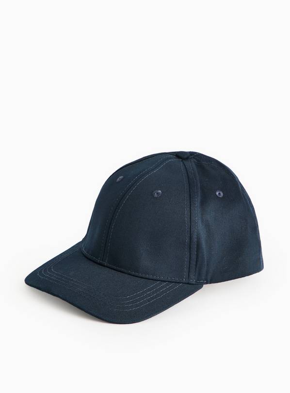 Navy Cotton Cap One Size