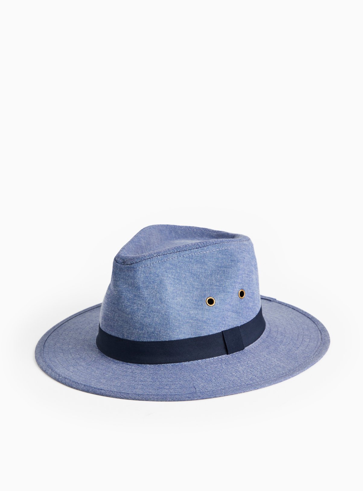 Men's Blue Cotton Safari Hat