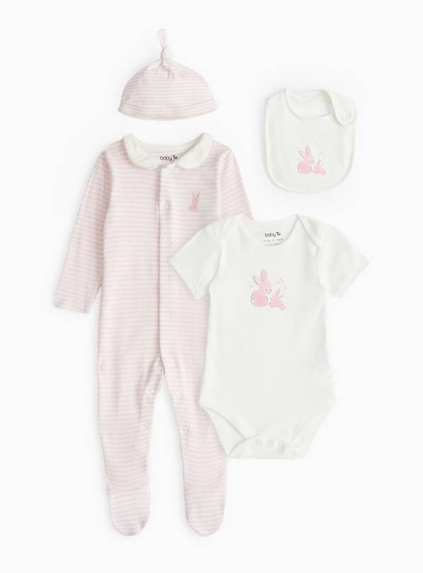 Pink Bunny Theme Starter Set 3-6 months