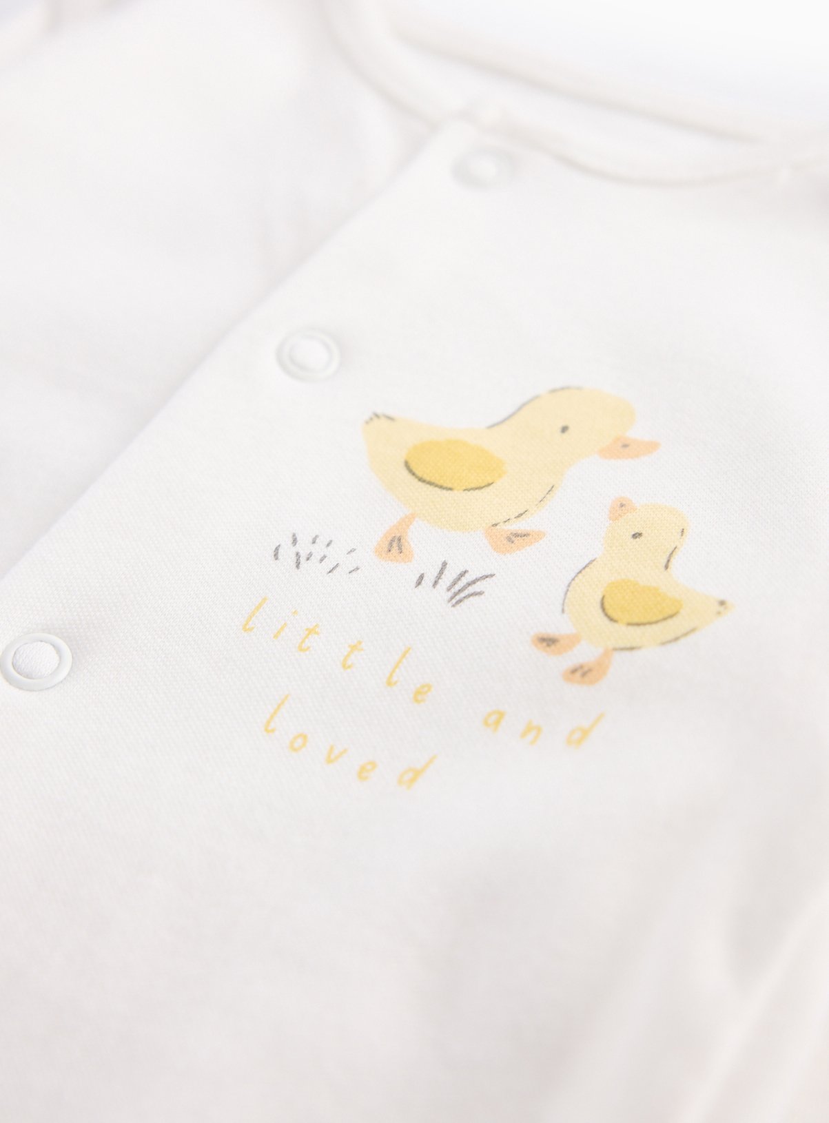 Duck Printed Bodysuit 5 Pack Up to 1 mth - Image 2 thumbnail