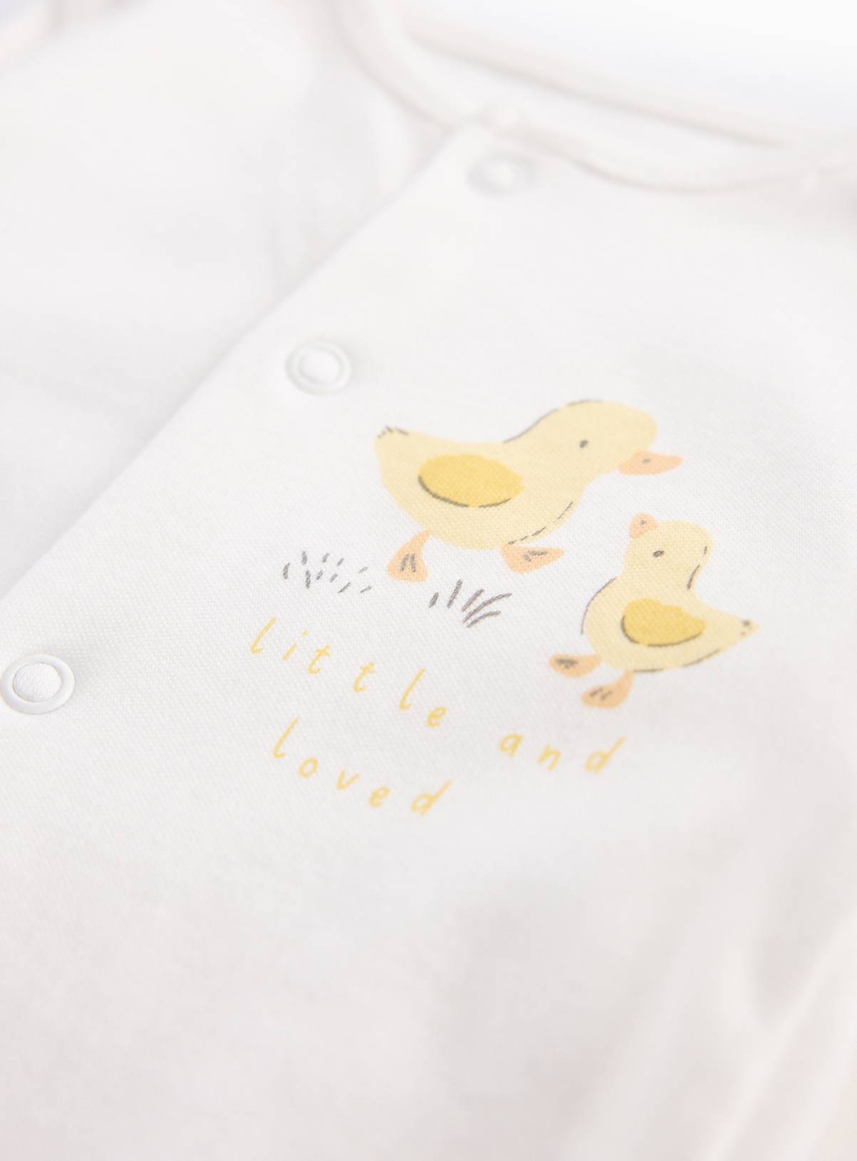 Duck Printed Bodysuit 5 Pack Up to 1 mth - Image 2