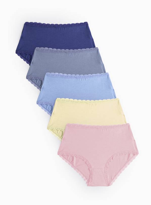 Blues Soft Modal Blend Full Knickers 5 Pack 20