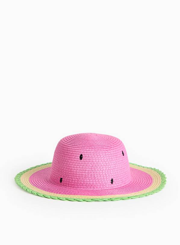 Watermelon Novelty Straw Sun Hat 1-2 years