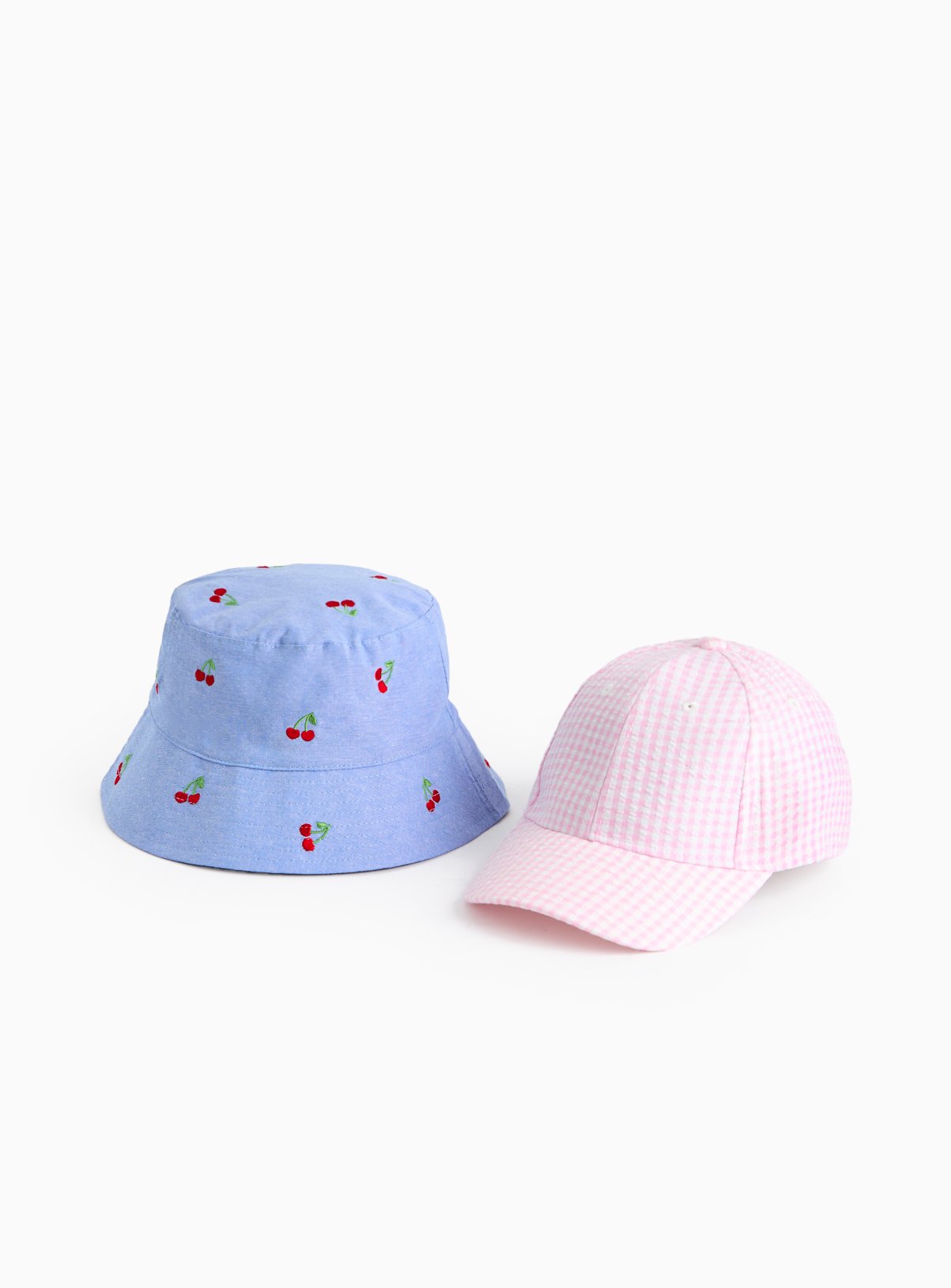 Cherry Bucket Hat & Cap 2 Pack (3-5 Years) - Tu by Sainsbury's
