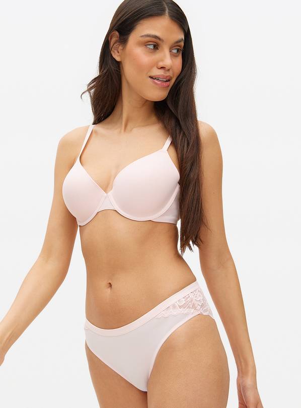 Pale Pink Padded T-Shirt Bra 42E