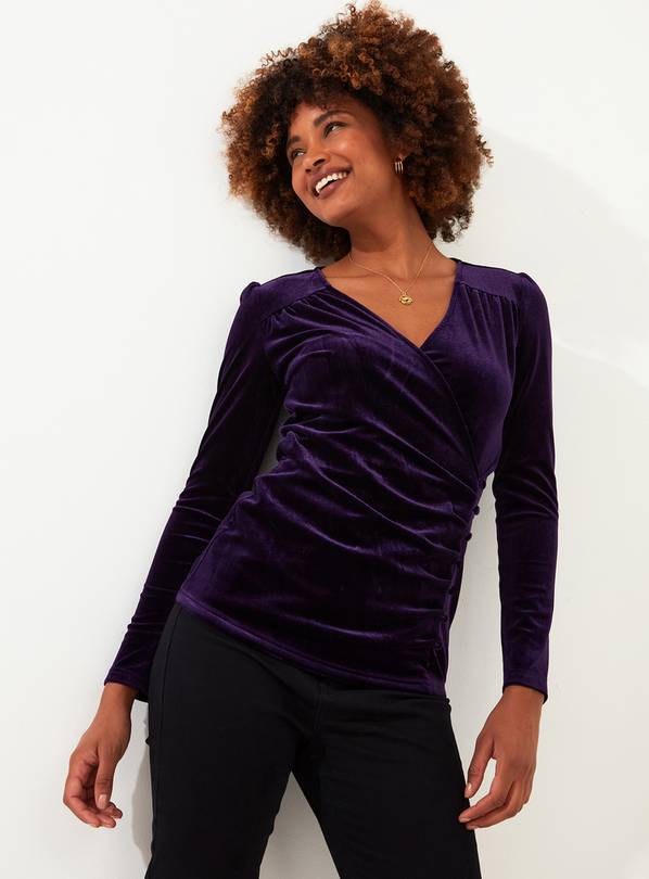 JOE BROWNS Velour Mock Wrap Top 8