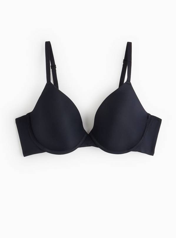 Black Padded Underwired T-Shirt Bra 40D