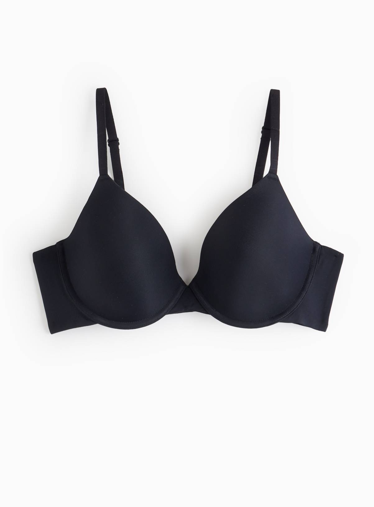 Black Padded Underwired T-Shirt Bra 34DD - Image 3