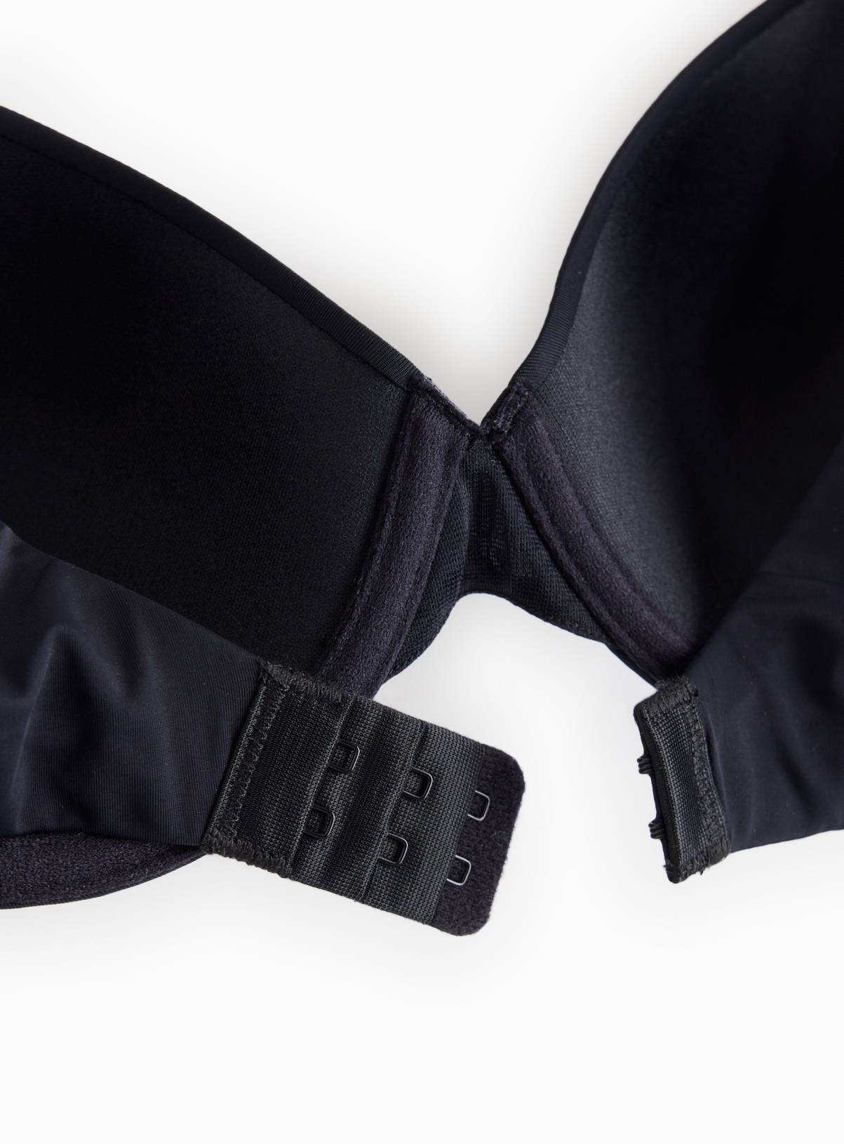 Black Padded Underwired T-Shirt Bra 34DD - Image 4