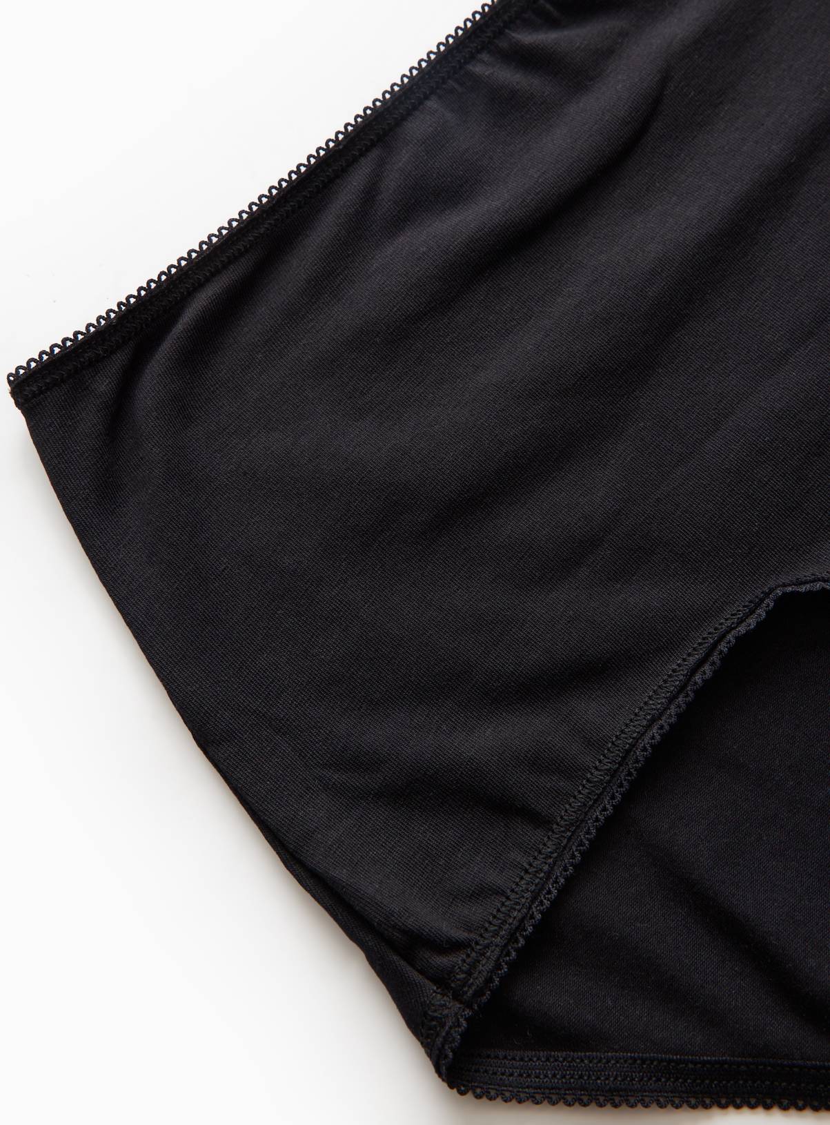 Black Full Knickers 7 Pack 22 - Image 4