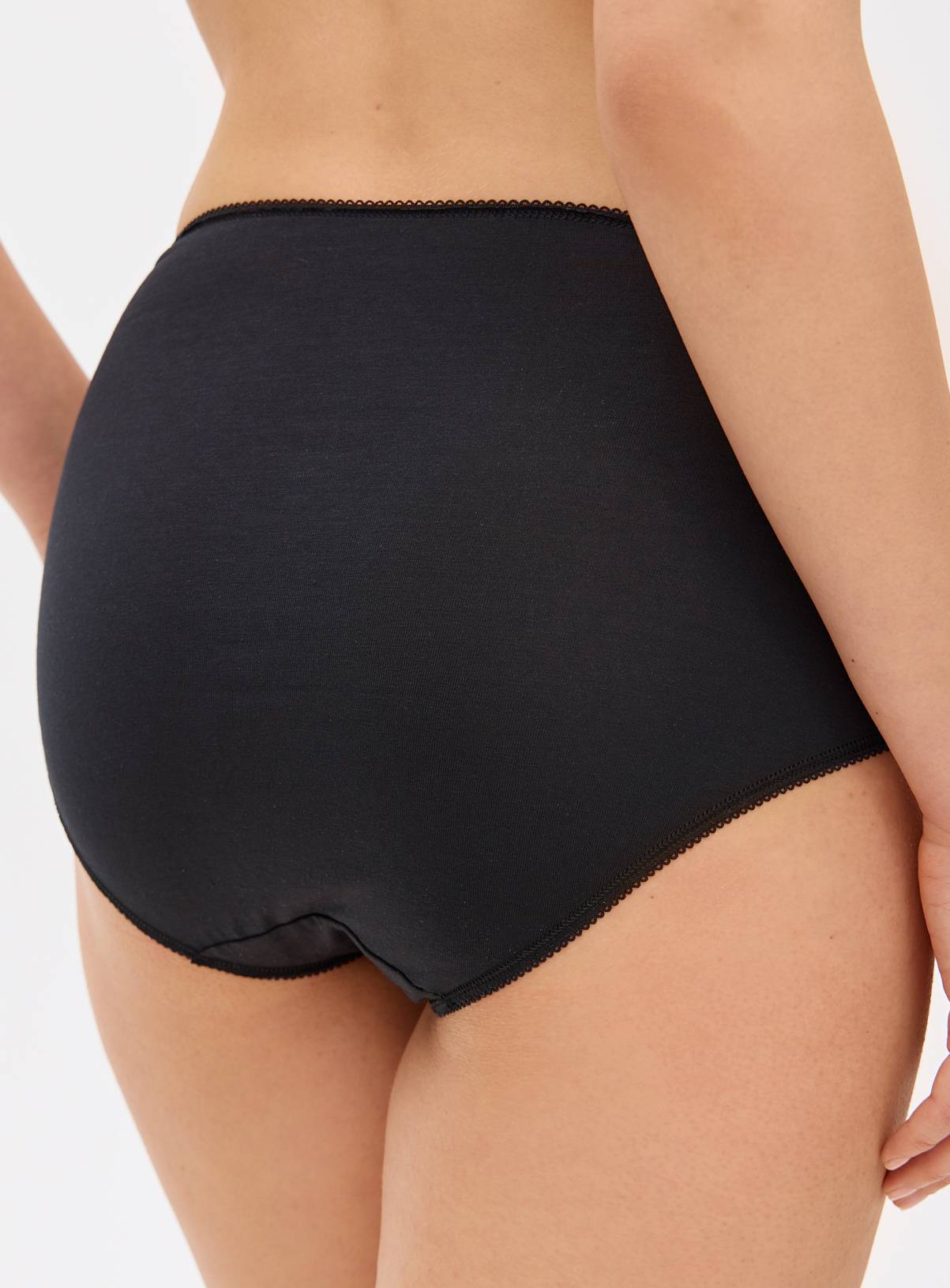 Black Full Knickers 7 Pack 22 - Image 5