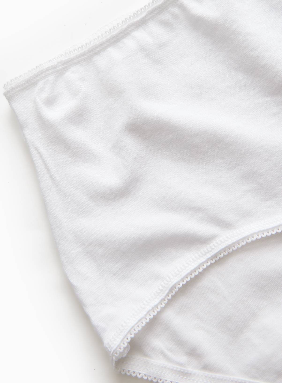 White Full Knickers 7 Pack 10 - Image 4