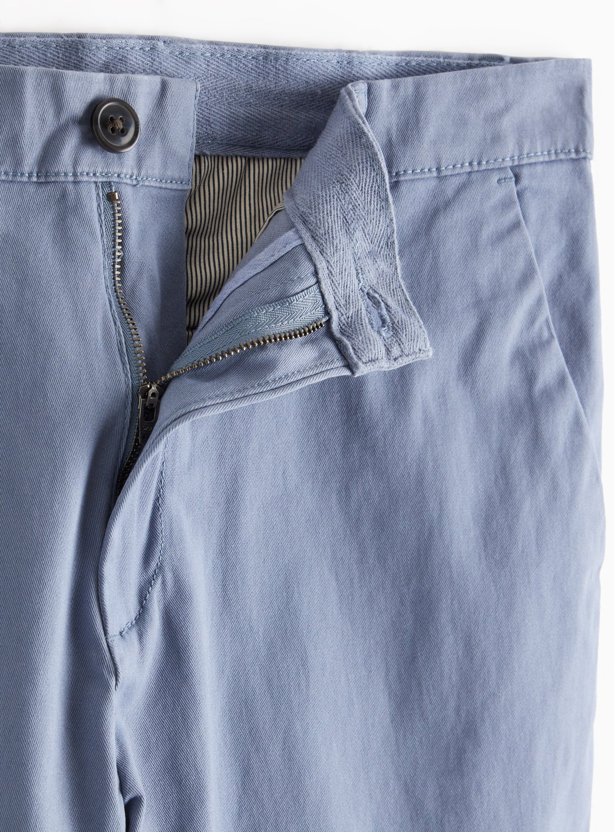 Blue Slim Fit Chinos With Stretch 30R - Image 4 thumbnail
