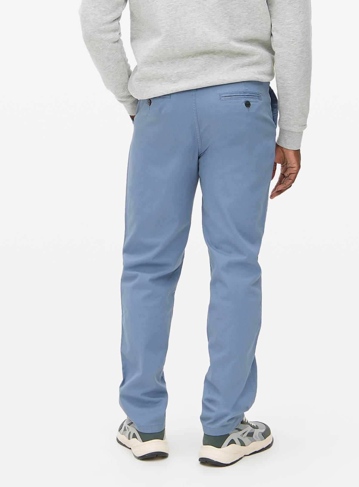 Blue Slim Fit Chinos With Stretch 30R - Image 5