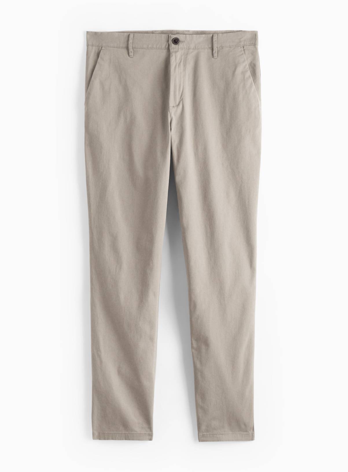 Grey Slim Fit Chinos With Stretch 38S - Image 3