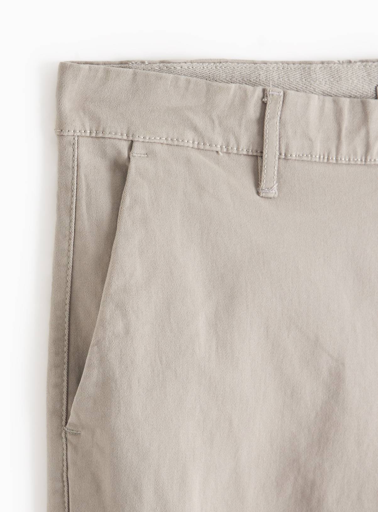 Grey Straight Leg Chino Trousers 40L - Image 4