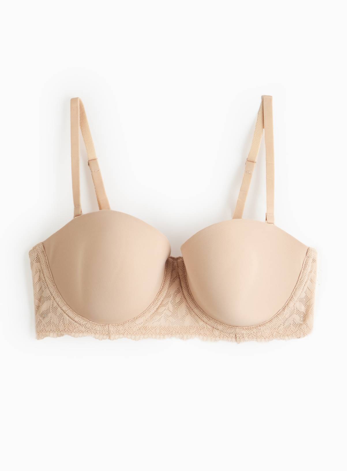 Beige Multiway Soft Cup Balcony Bra 36DD - Image 3