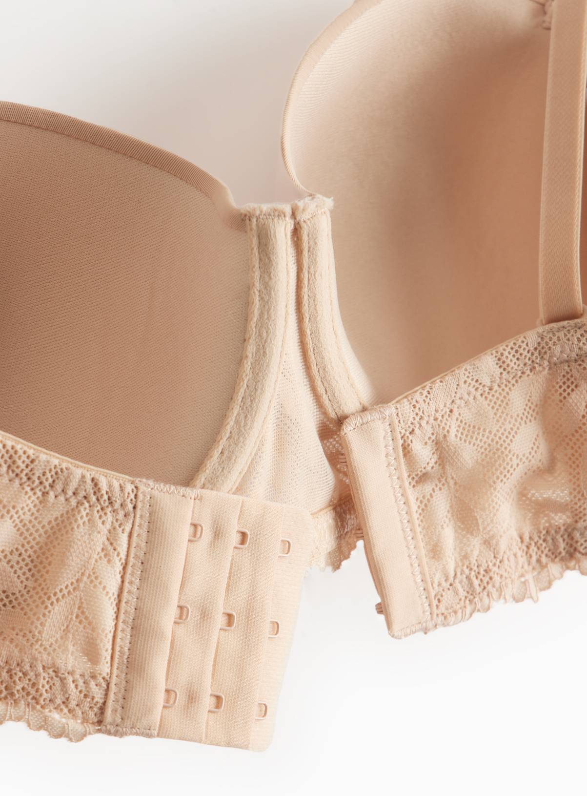 Beige Multiway Soft Cup Balcony Bra 36DD - Image 4