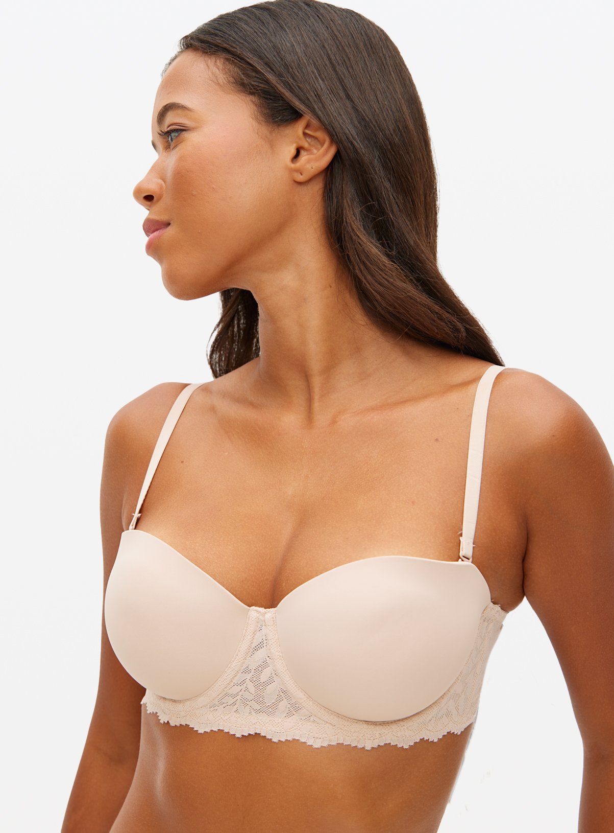Beige Multiway Soft Cup Balcony Bra 36DD - Image 6 thumbnail