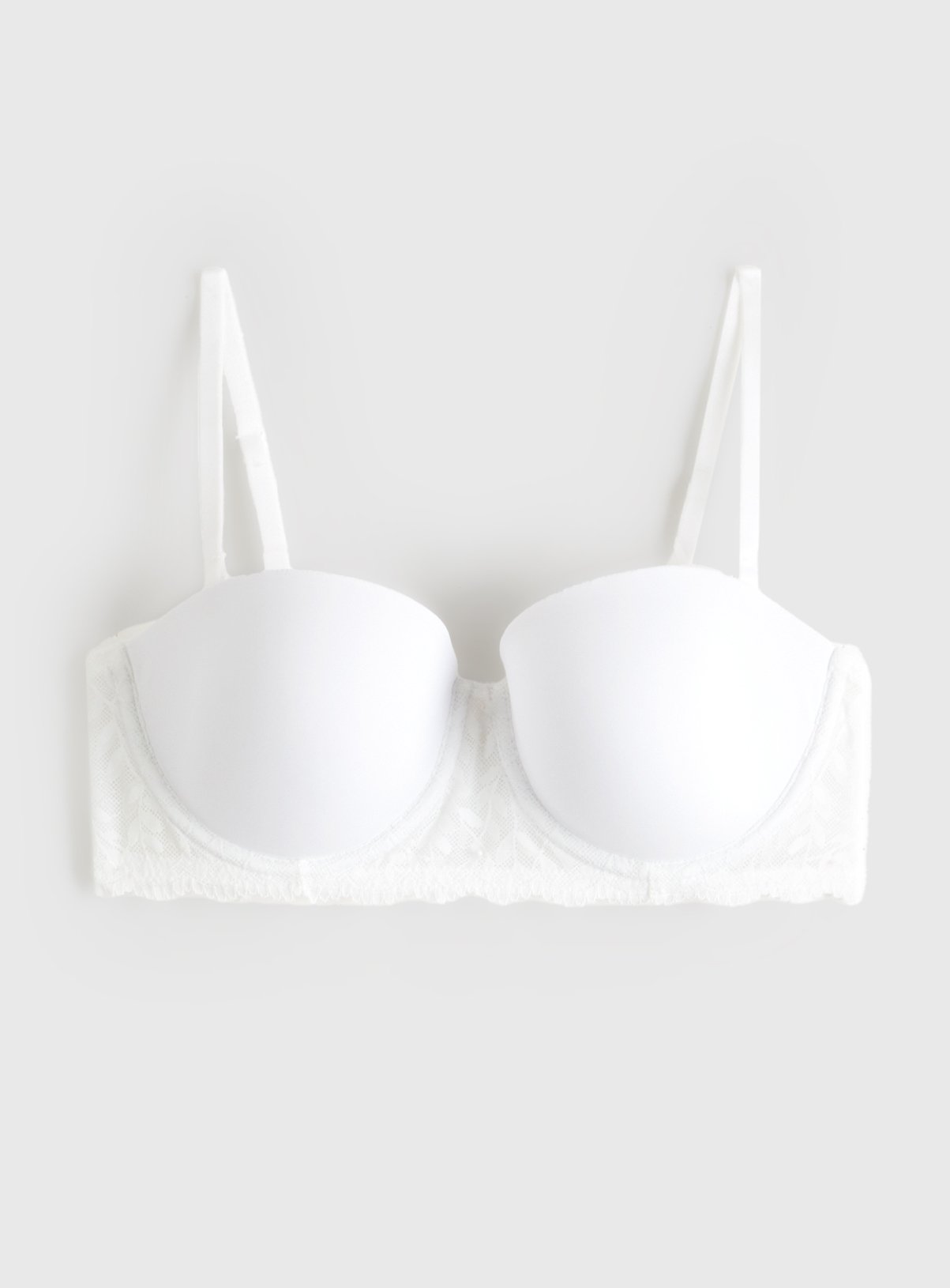 White Multiway Soft Cup Balcony Bra 32E - Image 3 thumbnail
