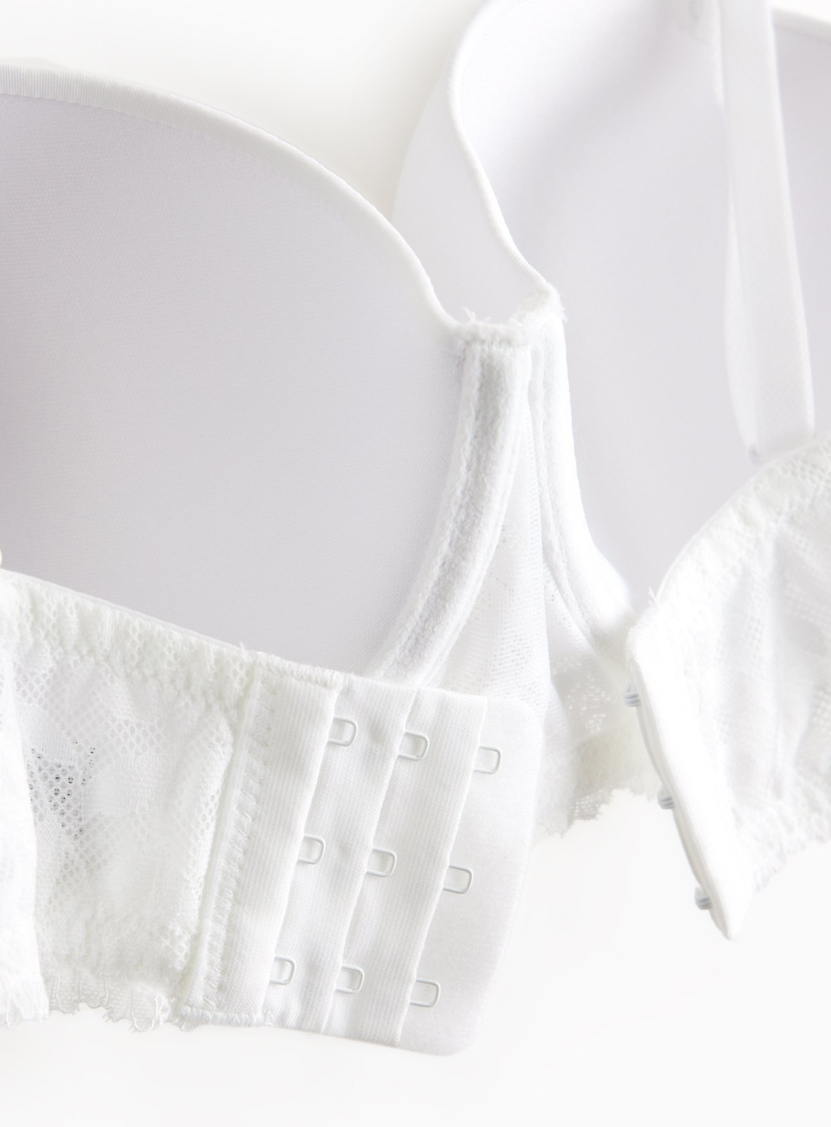 White Multiway Soft Cup Balcony Bra 32E - Image 4 thumbnail