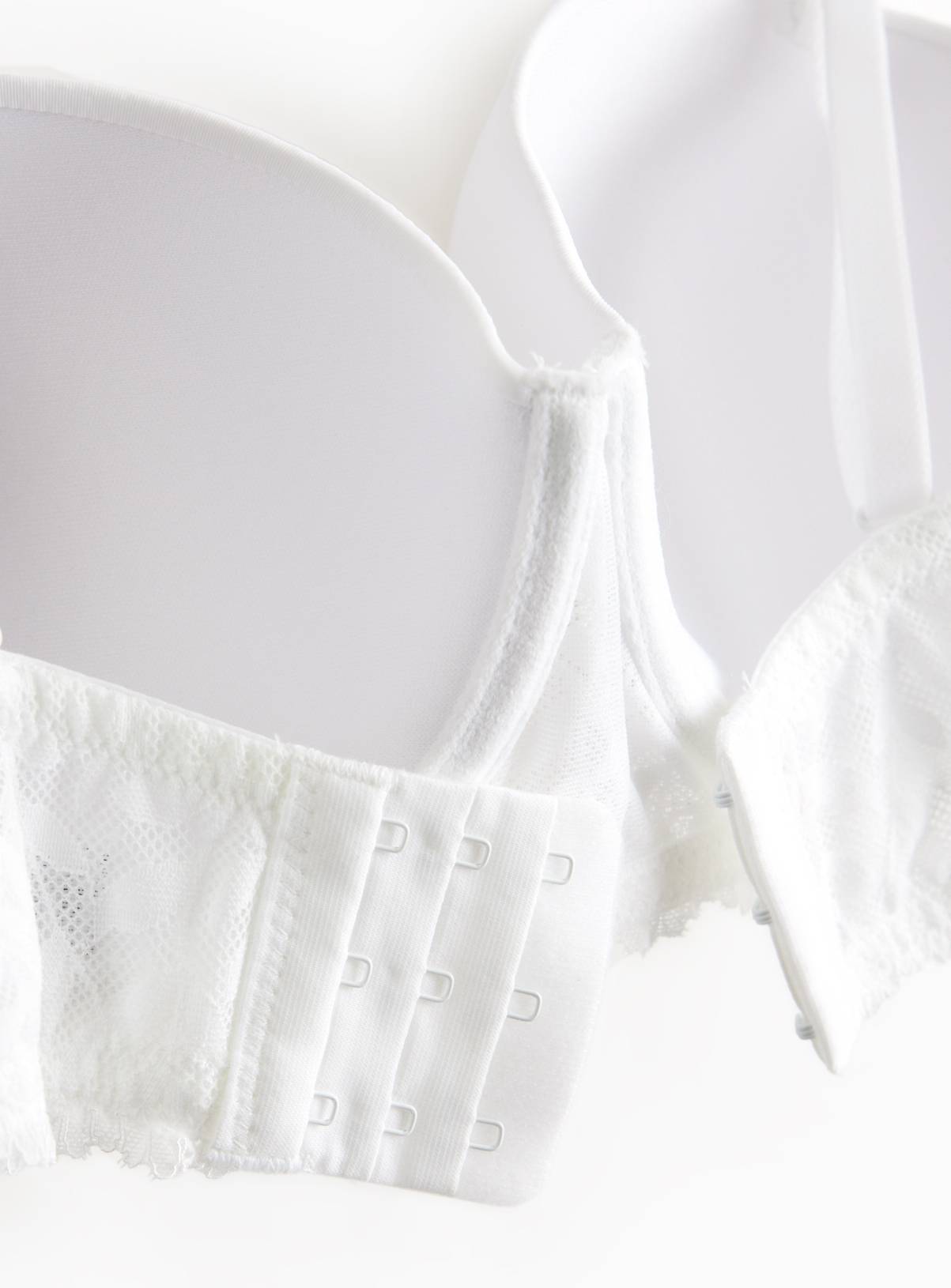 White Multiway Soft Cup Balcony Bra 32E - Image 4