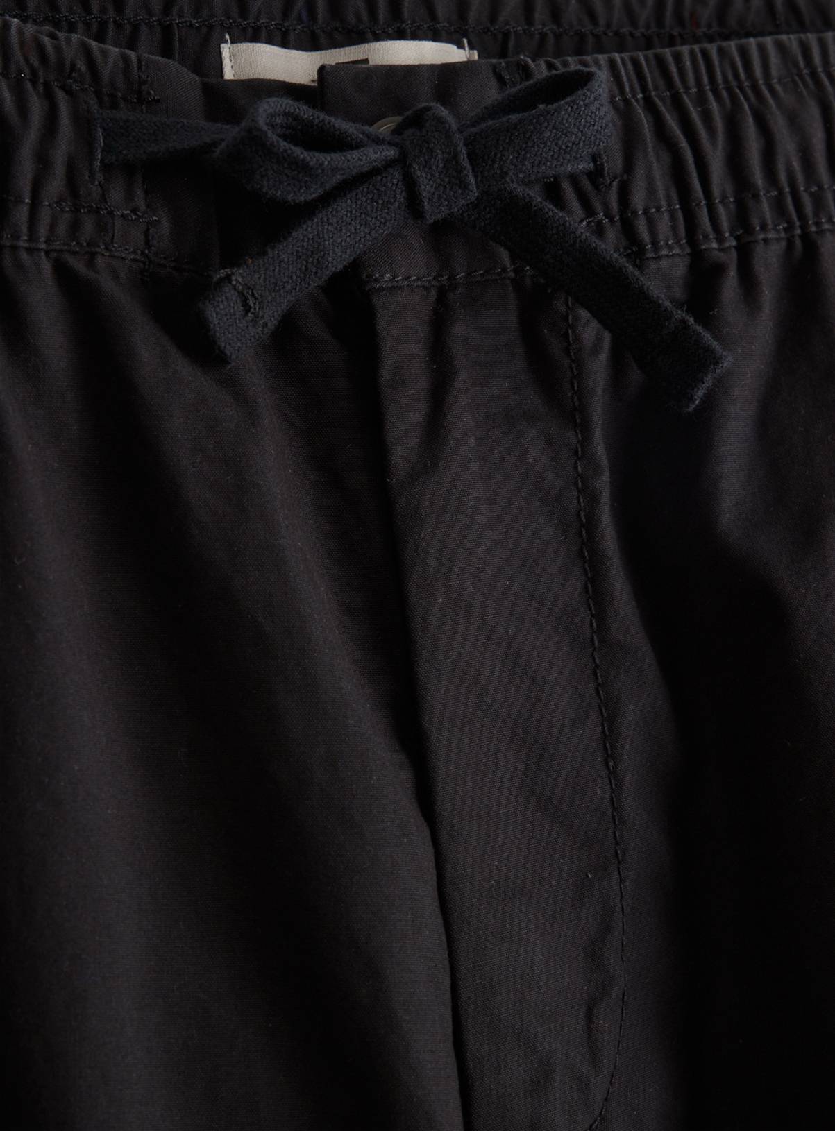 Black Pull-On Regular Fit Trousers 44R - Image 4