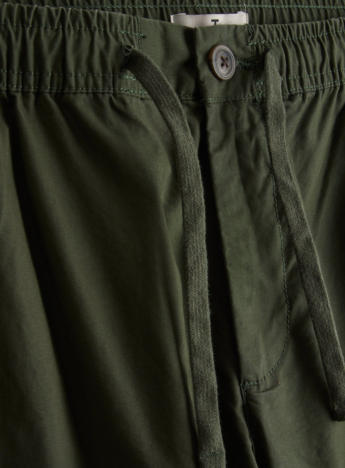 Khaki Pull-On Regular Fit Trousers 42L - Image 4 thumbnail