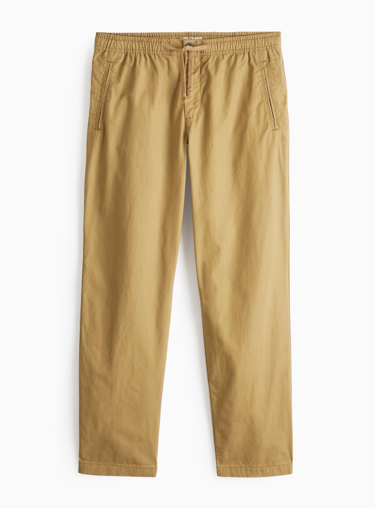 Tan Pull-On Regular Fit Trousers 42S - Image 3 thumbnail
