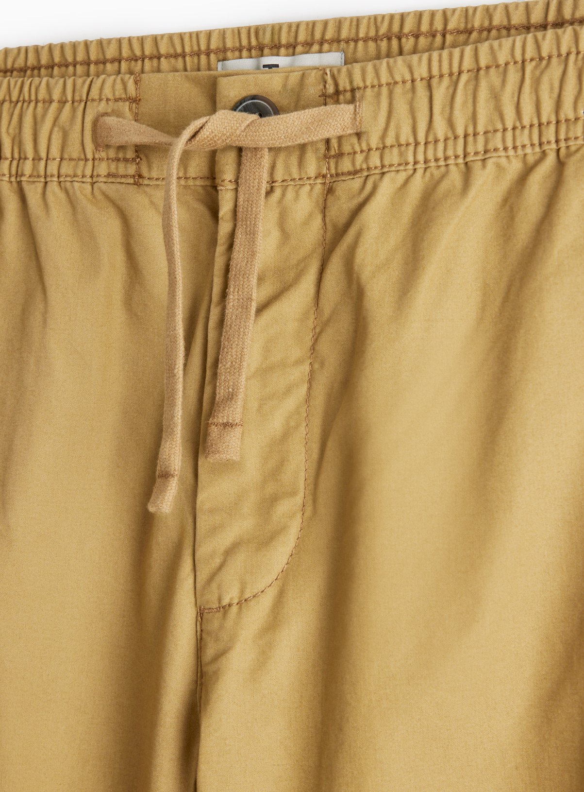 Tan Pull-On Regular Fit Trousers 42S - Image 4 thumbnail