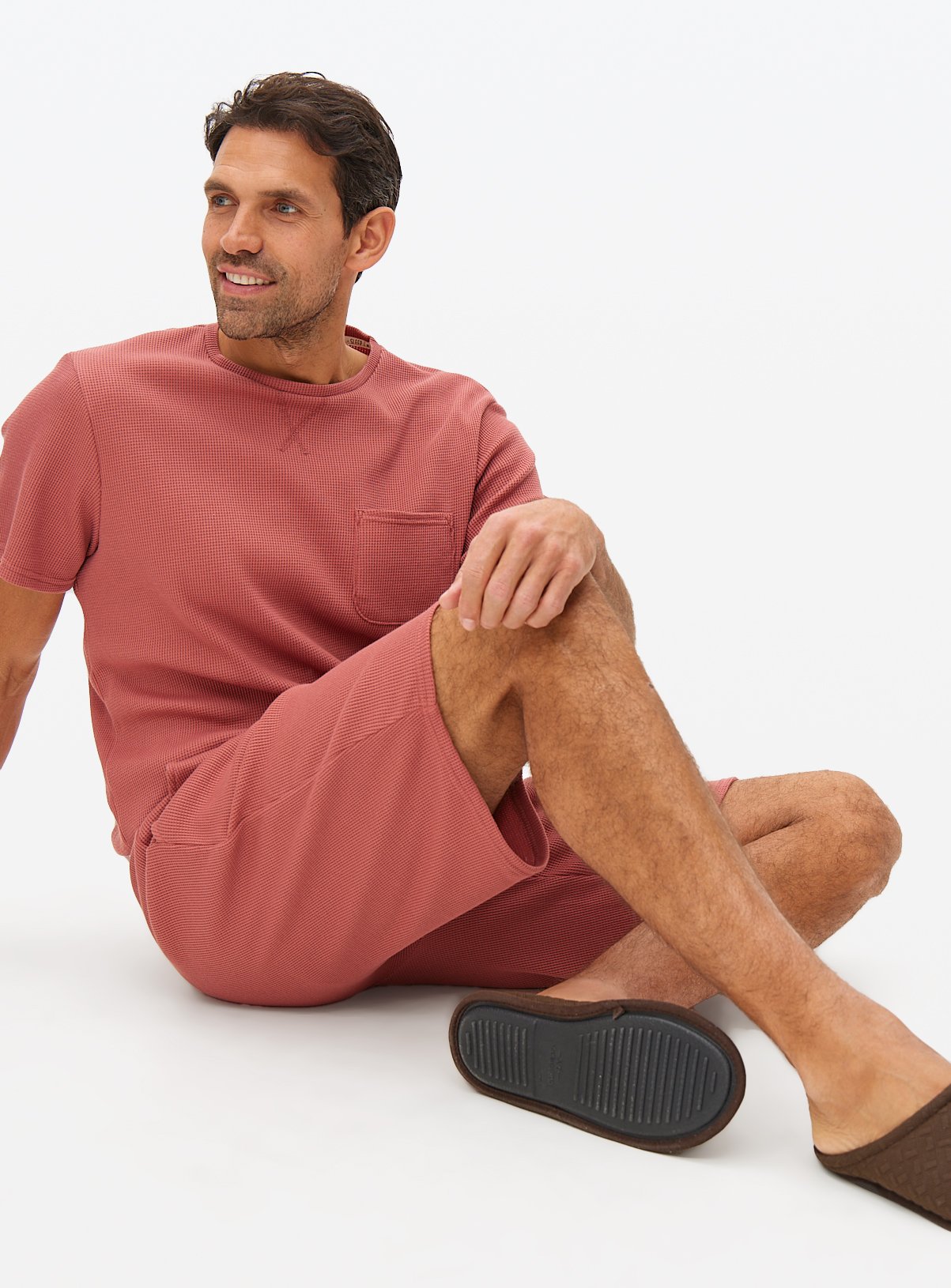 Red Textured Lounge T-Shirt XL - Image 2 thumbnail
