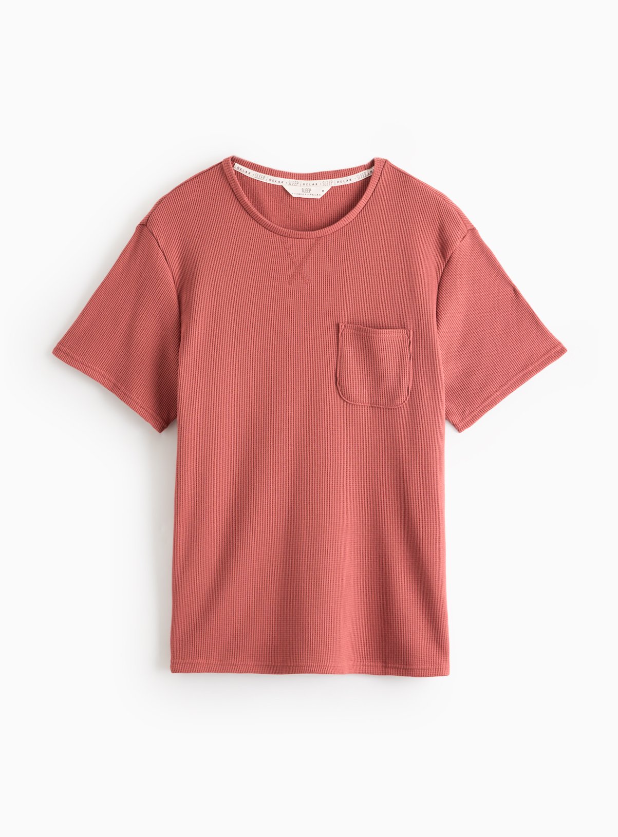 Red Textured Lounge T-Shirt XL - Image 3 thumbnail