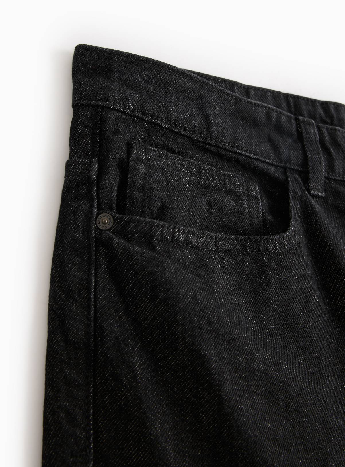 Black Regular Fit Jeans 42R - Image 4