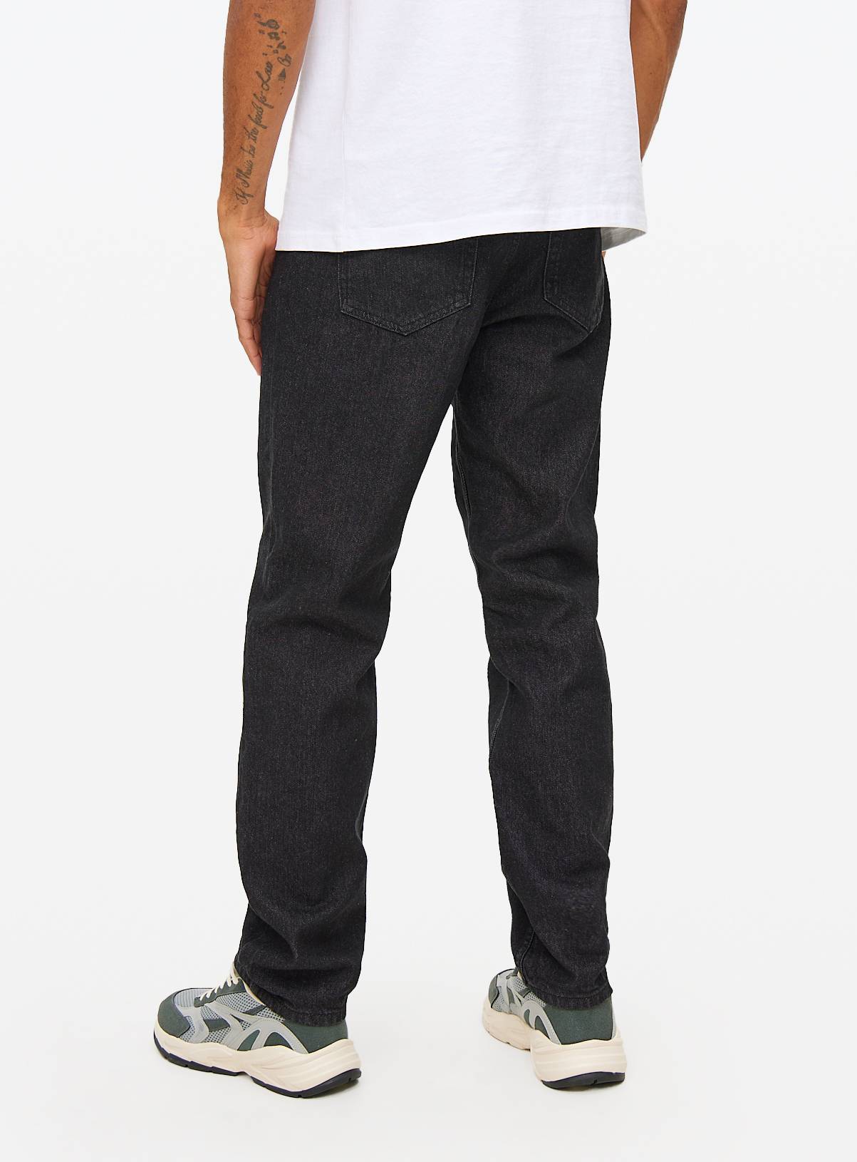 Black Regular Fit Jeans 42R - Image 5