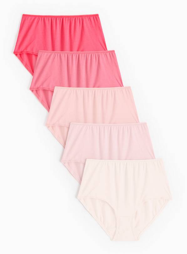 Pink Full Knickers 5 Pack 18