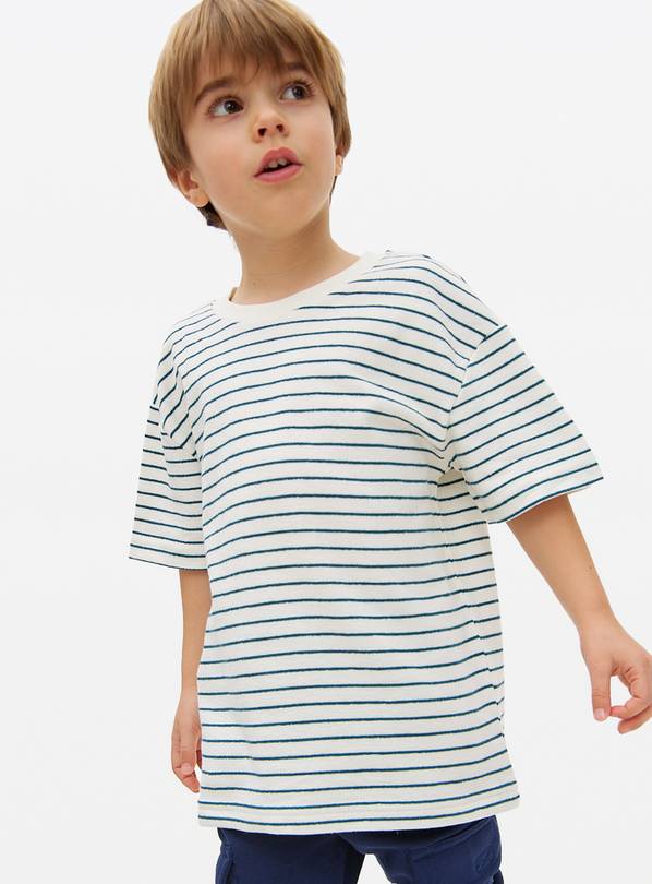 White Stripe T-Shirt 5-6 years