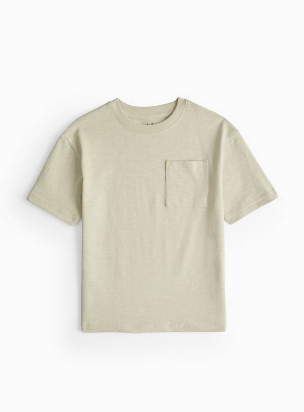 Light Khaki Pocket T-Shirt 8 years