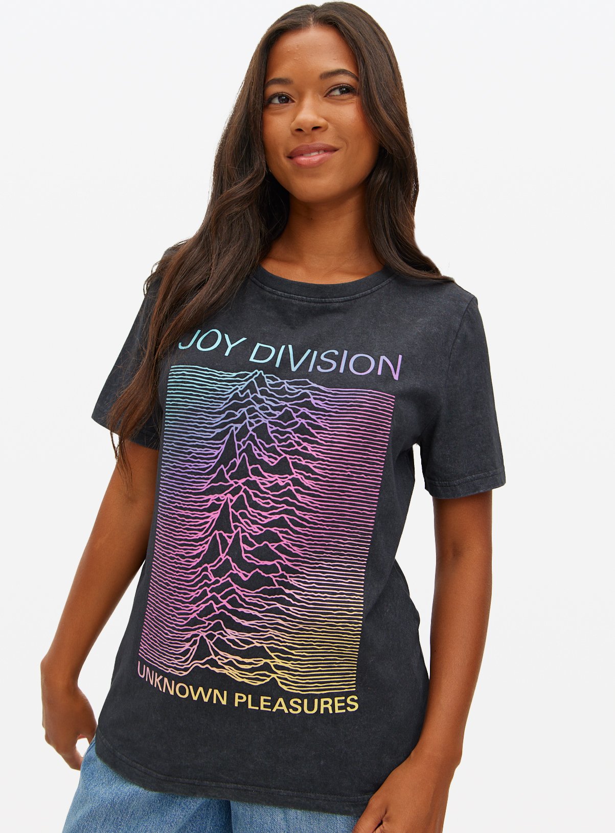 Charcoal Joy Division Graphic T-Shirt 24