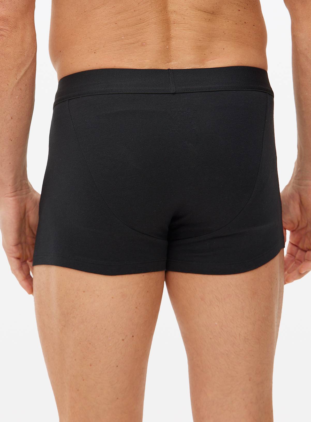 Plain Black Hipsters 5 Pack XXXL - Image 4